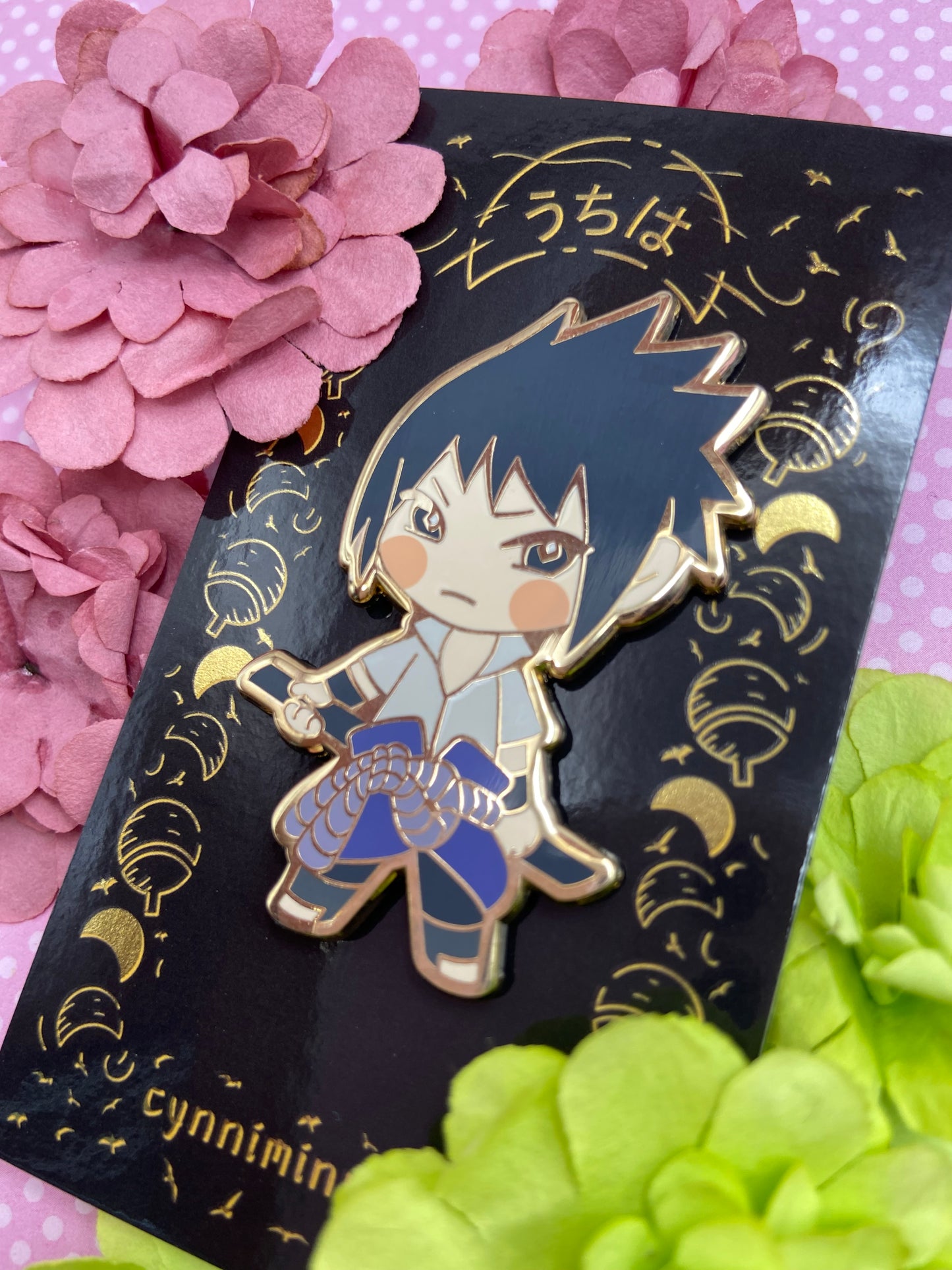 Naruto 'Sasuke Uchiha  Reincarnation' Enamel Pin - Distinct Pins